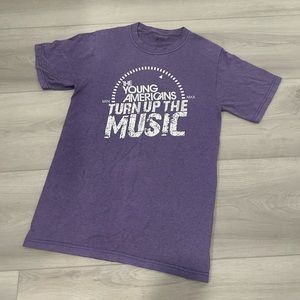 The Young American “Turn up the music”